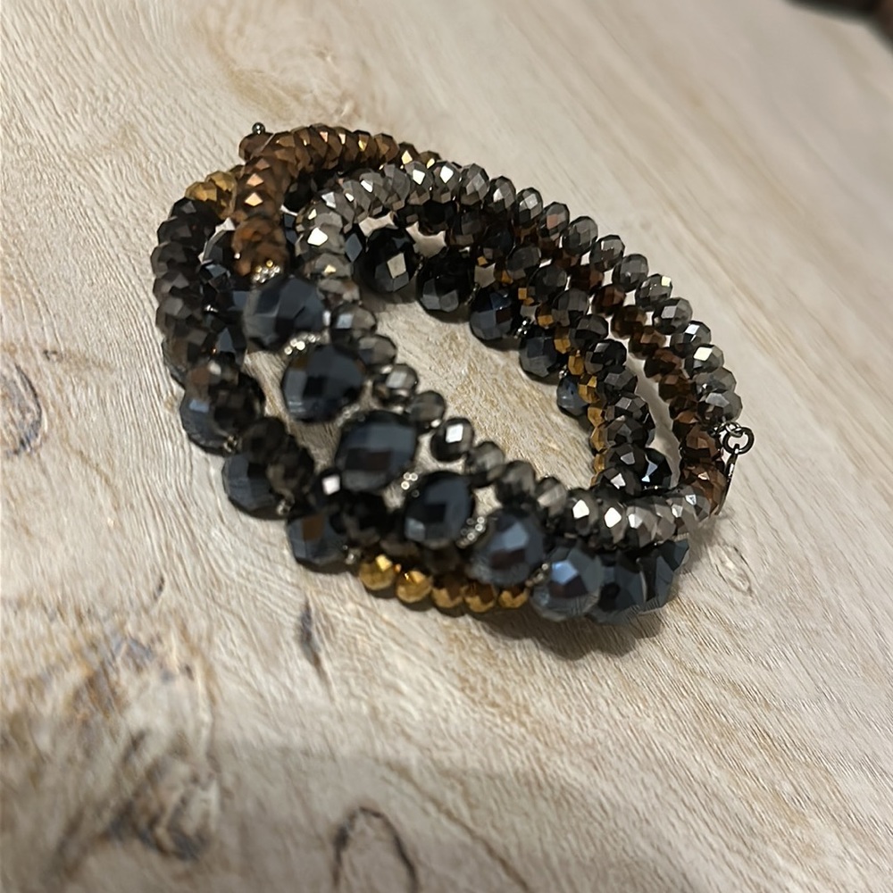 Multi Jeweled bangle bracelet - Picture 15 of 15